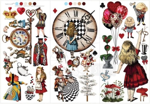 Rub-on decor transfer 61x88.9cm Enchanted Fantasy 672485 Prima
