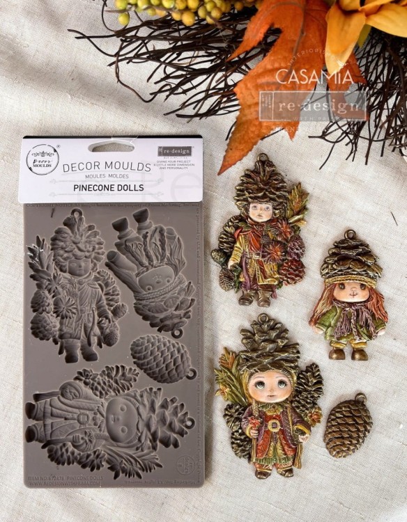 Foremka silikonowa 20x13 Pinecone Dolls 672478 Prima