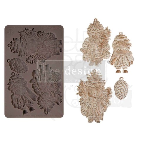 Foremka silikonowa 20x13 Pinecone Dolls 672478 Prima