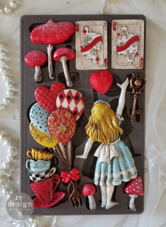 Foremka silikonowa 20x13 Whimsy Craft Chronicles 672447 Prima