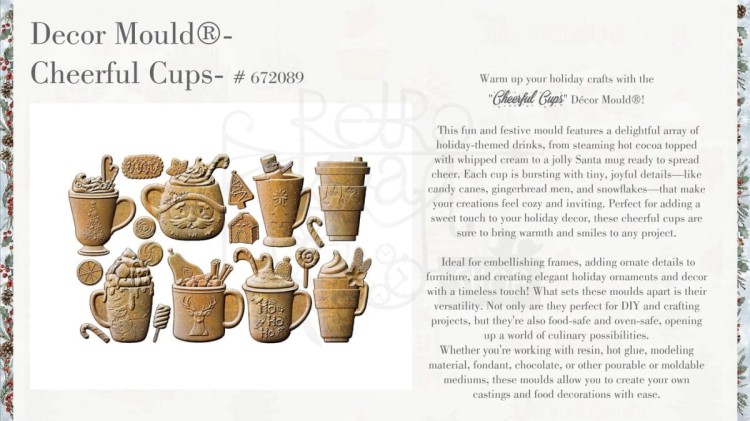 Foremka silikonowa 20x13 Cheerful Cups 672089 Prima