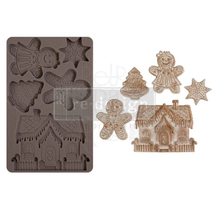 Foremka silikonowa 20x13 Festive Gingerbread Treats 670351 Prima