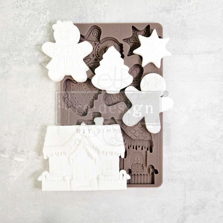 Foremka silikonowa 20x13 Festive Gingerbread Treats 670351 Prima