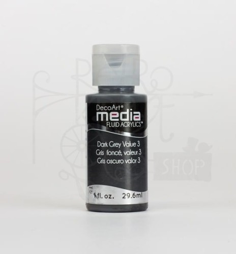 Fluid Acrylics płynny pigment polimerowo - akrylowy Dark Grey Value DMFA22 DecoArt