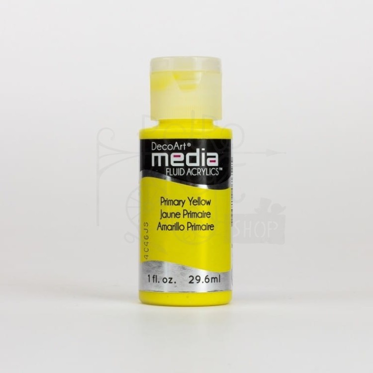 Fluid Acrylics płynny pigment polimerowo - akrylowy Yellow DMFA28 DecoArt