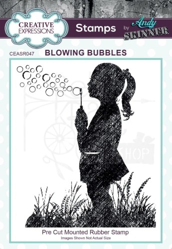 Stempel gumowy kauczukowy Blowing Bubbles By Andy Skinner CEASR047 Creative Expressions