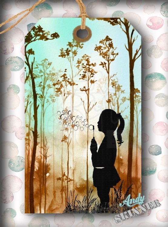 Stempel gumowy kauczukowy Blowing Bubbles By Andy Skinner CEASR047 Creative Expressions