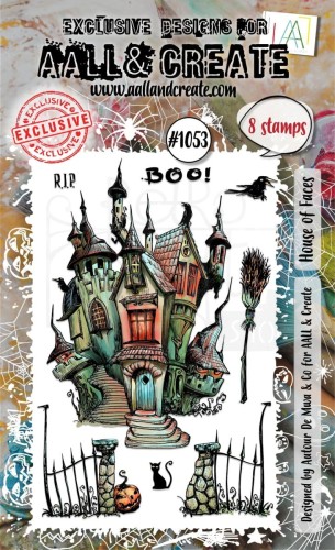 Stempel akrylowy House of Faces 8 elementów AALL-TP-1053 AALL &amp; CREATE