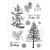 Zestaw wykrojników i stempli Pine Holidays by 49 and Market 21 elementów 666711 Sizzix