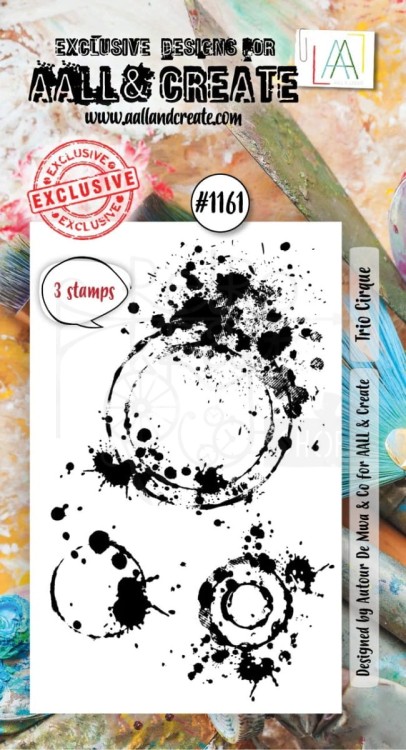 Stempel akrylowy Trio Cirque 3 elementy AALL-TP-1161 AALL &amp; CREATE