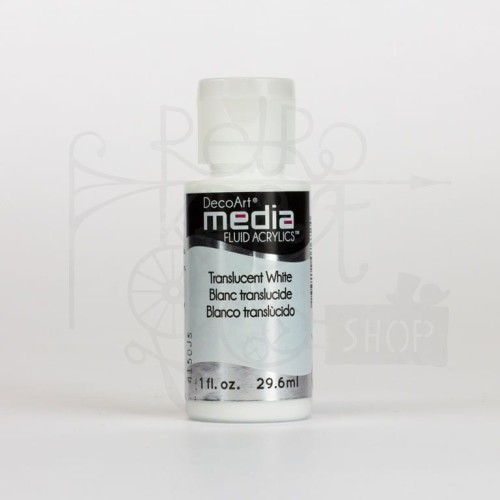 Fluid Acrylics płynny pigment polimerowo - akrylowy Translucent White DMFA40 DecoArt