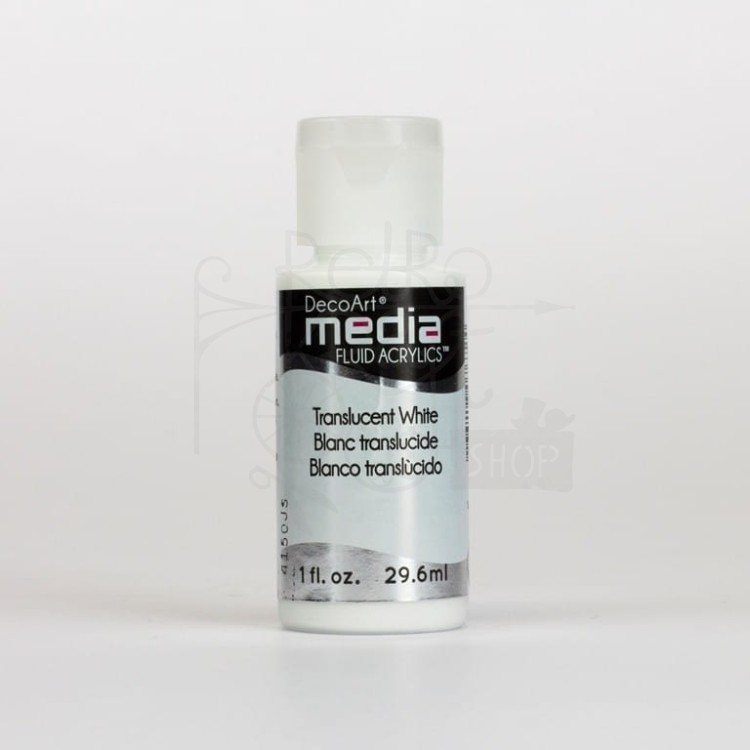 Fluid Acrylics płynny pigment polimerowo - akrylowy Translucent White DMFA40 DecoArt