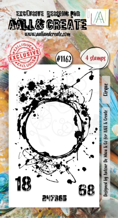 Stempel akrylowy Cirque 4 elementy AALL-TP-1162 AALL &amp; CREATE