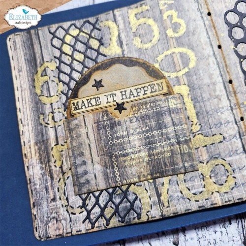 Stempel akrylowy Journal Phrases 03 38 elementów CS346 Elizabeth Craft Designs