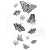 Stempel akrylowy Nature Butterflies by Lisa JonesMotyle 13 elementów 666642 Sizzix