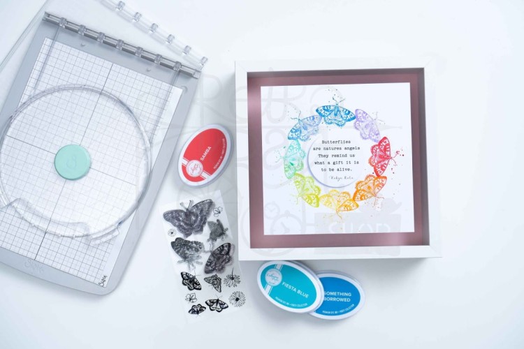 Stempel akrylowy Nature Butterflies by Lisa JonesMotyle 13 elementów 666642 Sizzix