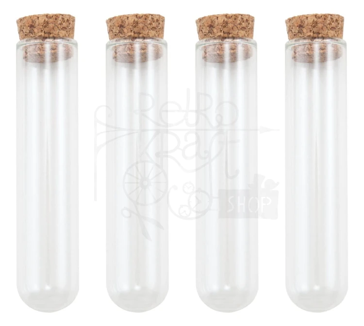 Ozdoby buteleczki Idea-Ology Test Tubes Halloween 4 sztuki TH94156 Tim Holtz