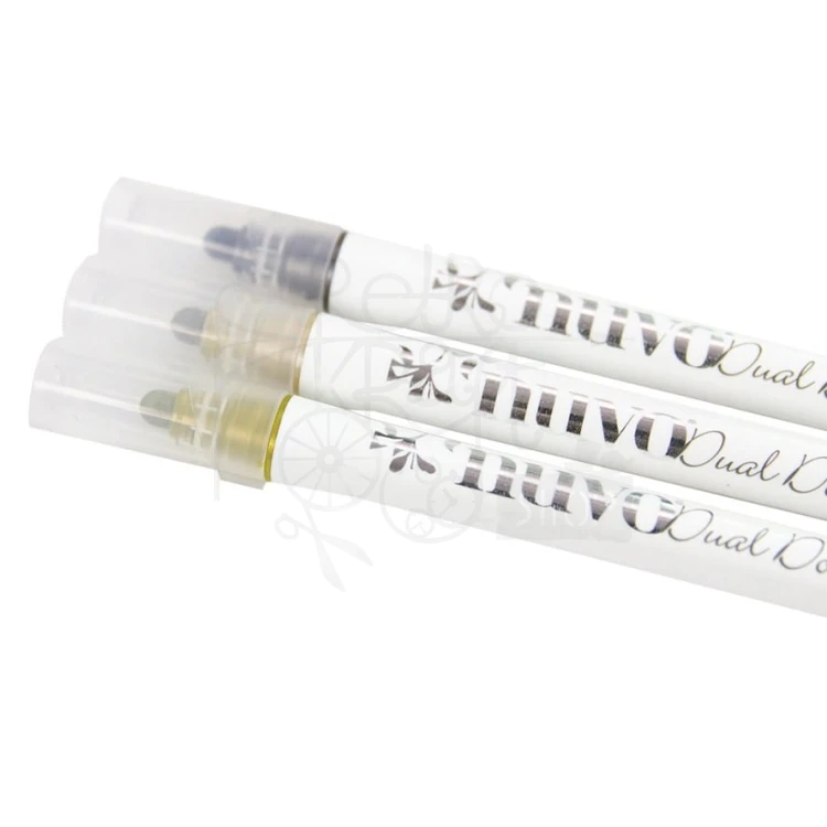 Pisaki dwustronne Metallic Dual Tip 3 szt 140N Nuvo