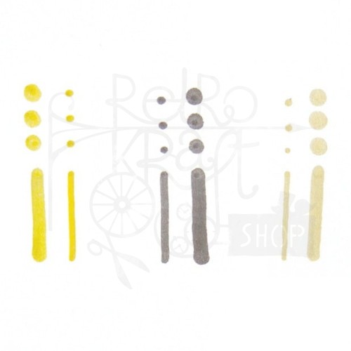 Pisaki dwustronne Metallic Dual Tip 3 szt 140N Nuvo