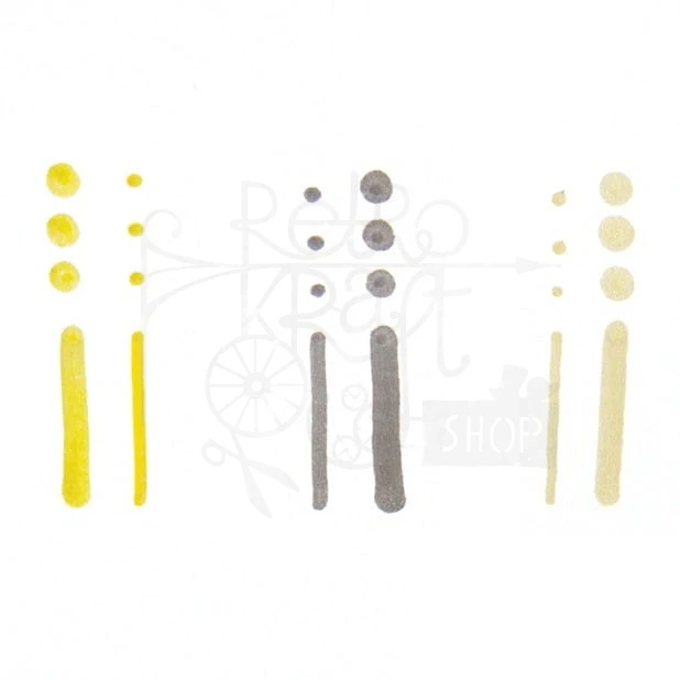 Pisaki dwustronne Metallic Dual Tip 3 szt 140N Nuvo