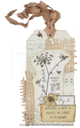Wykrojnik Shabby Basics - Cheesecloth by Sam Pole CEDSP002 Creative Expressions