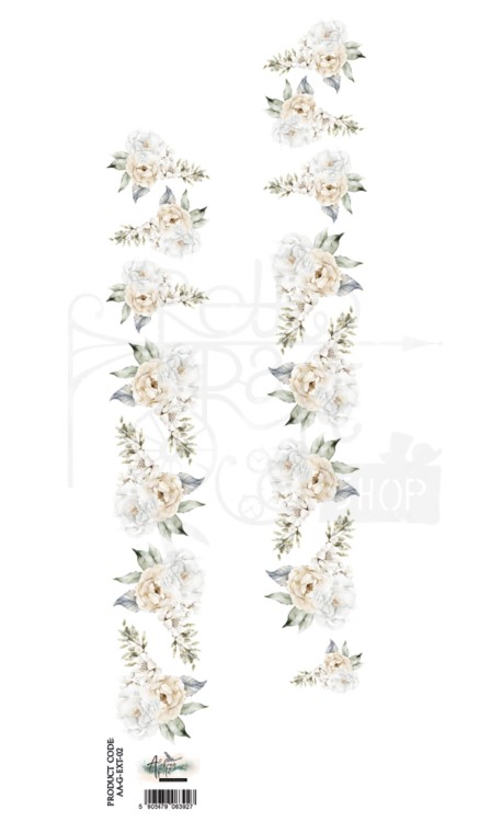 Pasek 5x30 Gentleness Kwiaty AA-G-EXT-02 Alchemy of Art