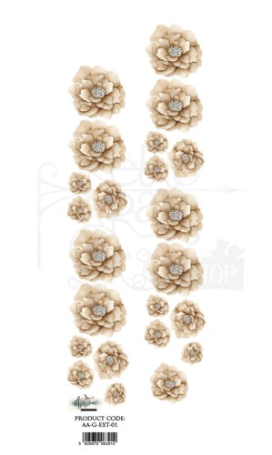 Pasek 5x30 Gentleness Kwiaty AA-G-EXT-01 Alchemy of Art
