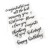Stempel akrylowy Bouncy Sentiments Napisy 12 elementów 351375 American Crafts