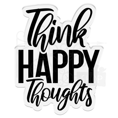Stempel akrylowy Think Happy Thoughts CC-CA-ST-HATH Crafter's Companion