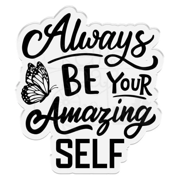 Stempel akrylowy Always Be Your Amazing Self CC-CA-ST-YOAS Crafter's Companion