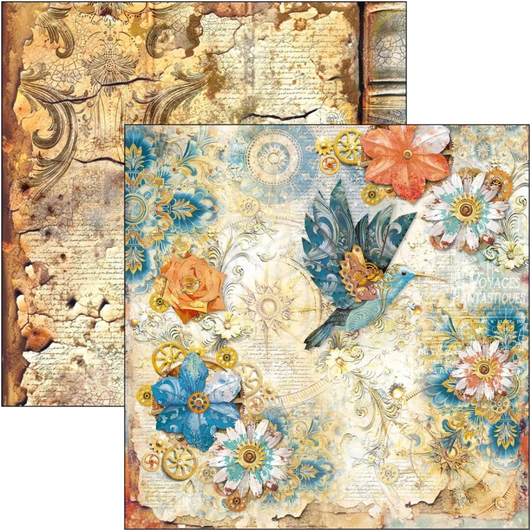 Zestaw papierów do scrapbookingu 20x20 Esprit de Voyage 12 arkuszy CBH082 Ciao Bella