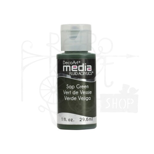 Fluid Acrylics płynny pigment polimerowo - akrylowy Sap Green DMFA07 DecoArt