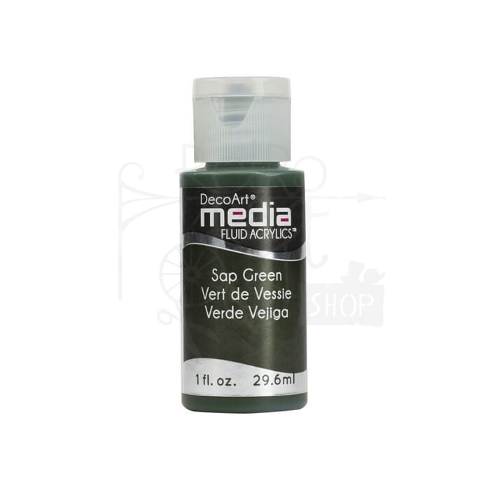 Fluid Acrylics płynny pigment polimerowo - akrylowy Sap Green DMFA07 DecoArt