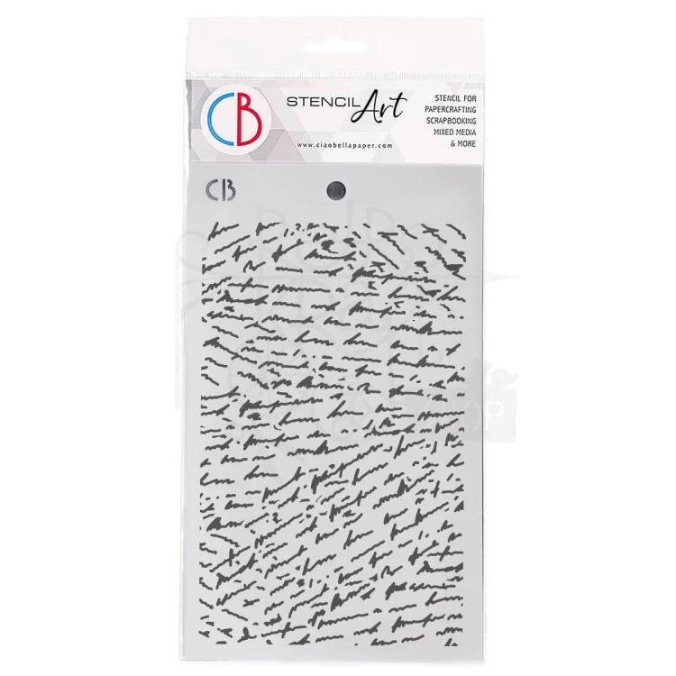 Szablon maska 14.5x24cm Handwritten MS134 Ciao Bella