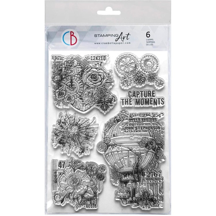 Stempel akrylowy 15x21cm Gears of Imagination PS8117 Ciao Bella