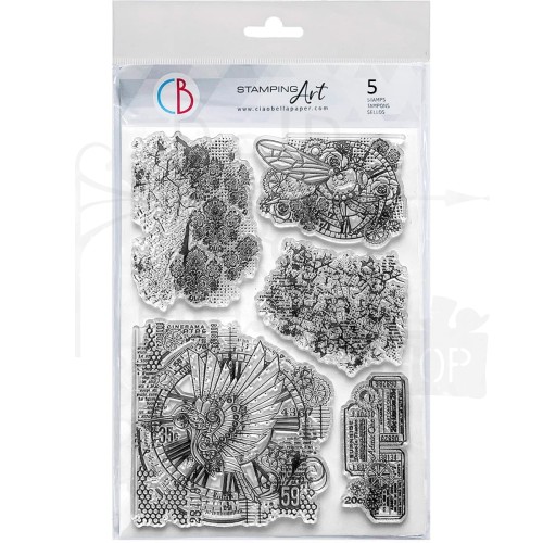 Stempel akrylowy 15x21cm Mechanical Marvels PS8118 Ciao Bella