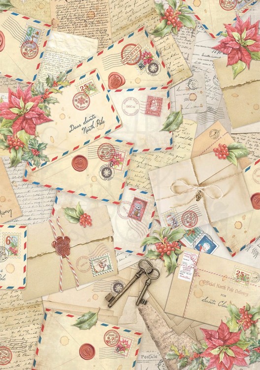 Zestaw papier ryżowych A5 Christmas Vibes 8 sztuk CBRS004 Ciao Bella
