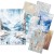 Zestaw papier ryżowych A5 Winter Wonderland 8 sztuk CBRS002 Ciao Bella