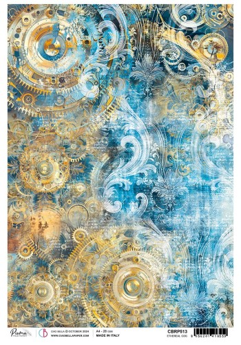 Papier ryżowy do decoupage A4 Ethereal cog CBRP513 Ciao Bella