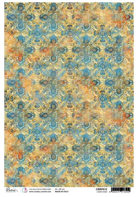 Papier ryżowy do decoupage A4 Lunar vision CBRP512 Ciao Bella