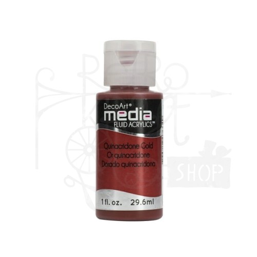 Fluid Acrylics płynny pigment polimerowo - akrylowy Quinacridone Gold DMFA32 DecoArt