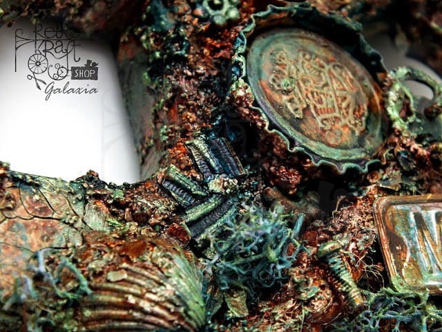 Fluid Acrylics płynny pigment polimerowo - akrylowy Quinacridone Gold DMFA32 DecoArt