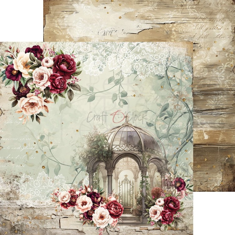 Zestaw papierów do scrapbookingu 20x20 Savor The Moment CC-C70-STM-07 Craft O'Clock