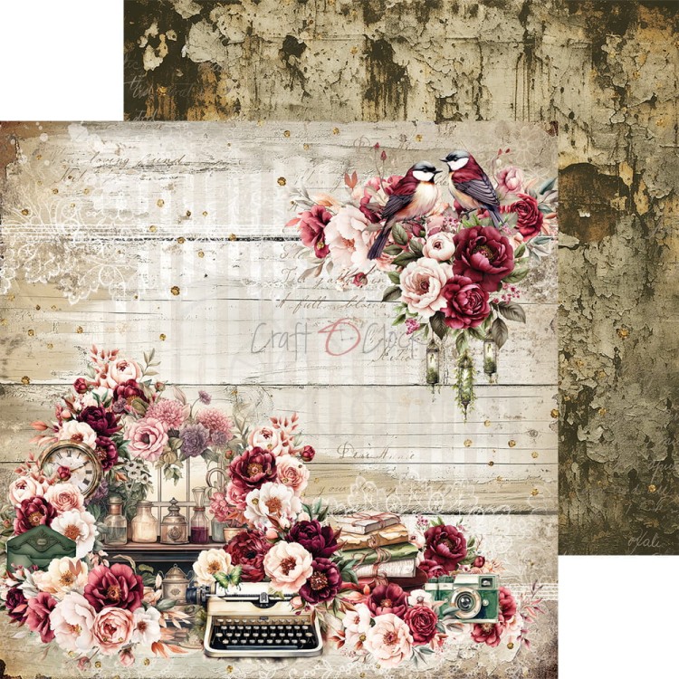 Zestaw papierów do scrapbookingu 20x20 Savor The Moment CC-C70-STM-07 Craft O'Clock