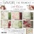 Zestaw papierów do scrapbookingu 20x20 Savor The Moment Basic CC-C70-STM-08 Craft O'Clock