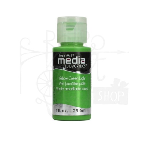 Fluid Acrylics płynny pigment polimerowo - akrylowy Yellow Green Light DMFA46 DecoArt