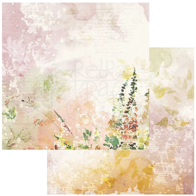 Papier do scrapbookingu 30x30 ARToptions Plum Grove Flowerscape APG-38671 49 and Market