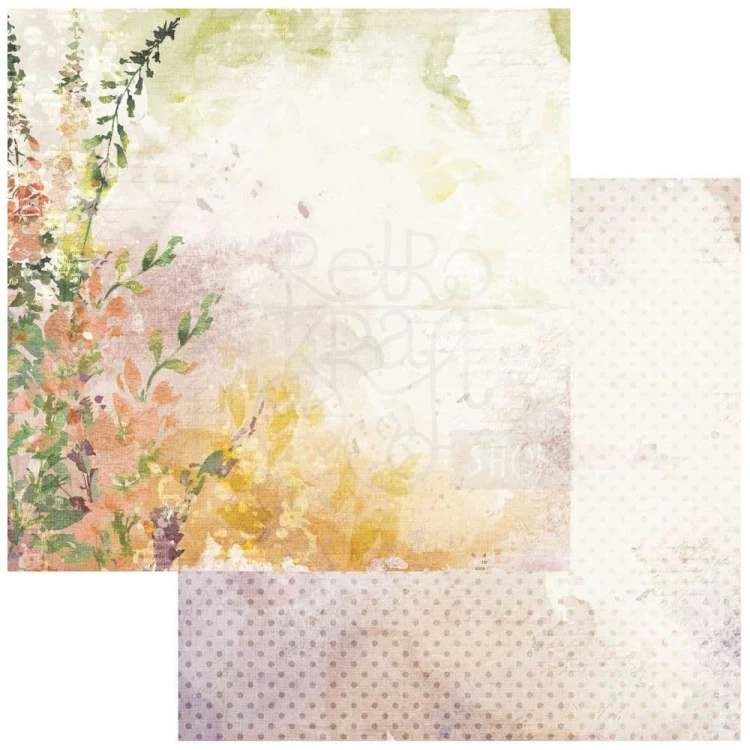 Papier do scrapbookingu 30x30 ARToptions Plum Grove Flourish APG-38664 49 and Market