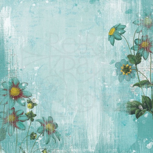 Papier do scrapbookingu 30x30 Color Swatch Teal #2 TCS-26245 49 and Market