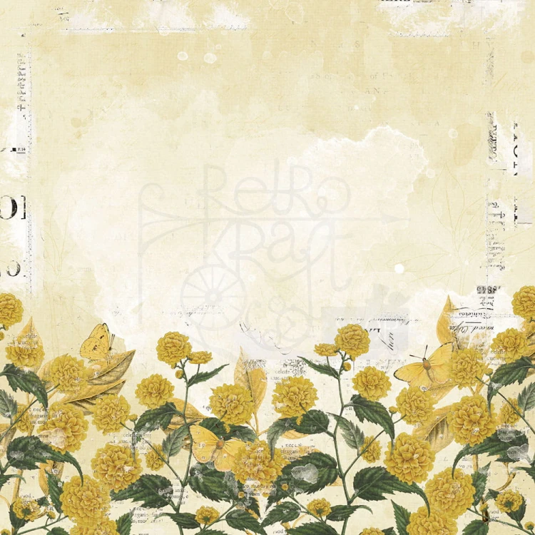 Papier do scrapbookingu 30x30 Color Swatch Ochre #1 OCS-26818 49 and Market